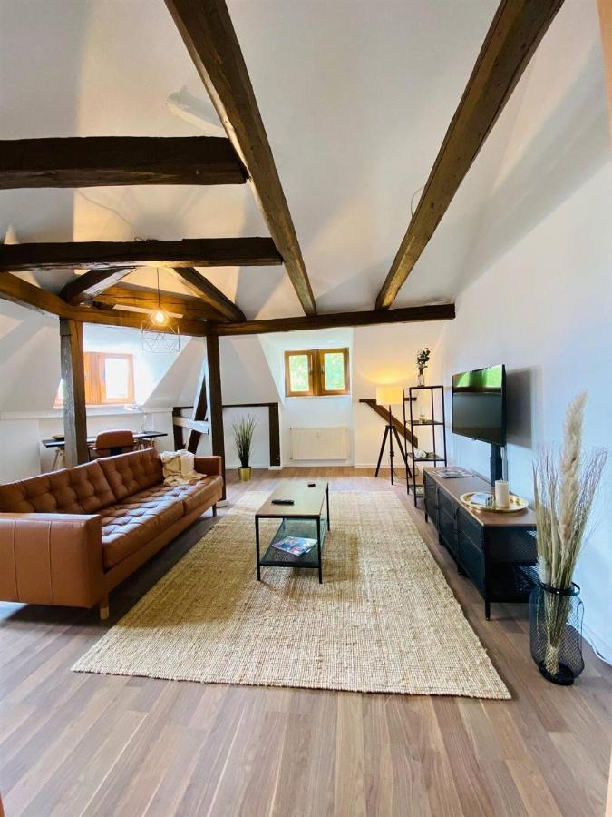 Yourfavoritebed Designapartment Im Zentrum 10 Zwickau Esterno foto