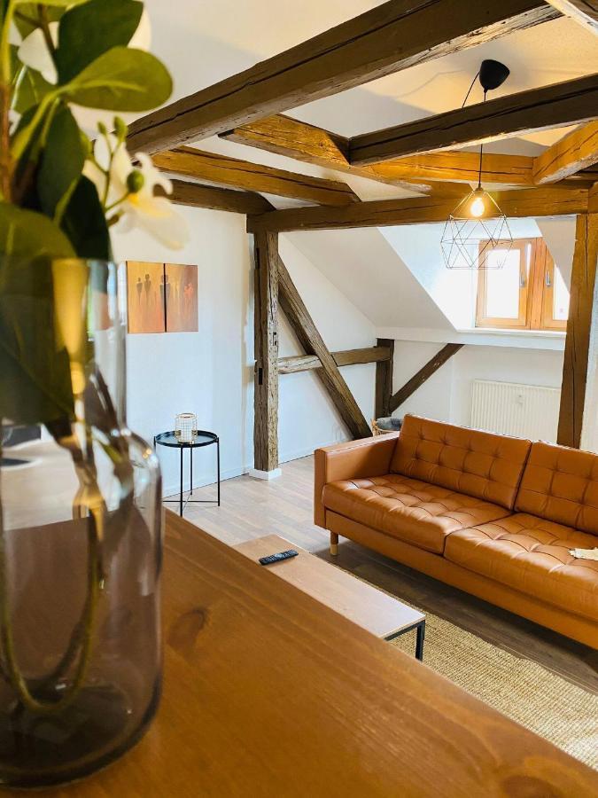 Yourfavoritebed Designapartment Im Zentrum 10 Zwickau Esterno foto